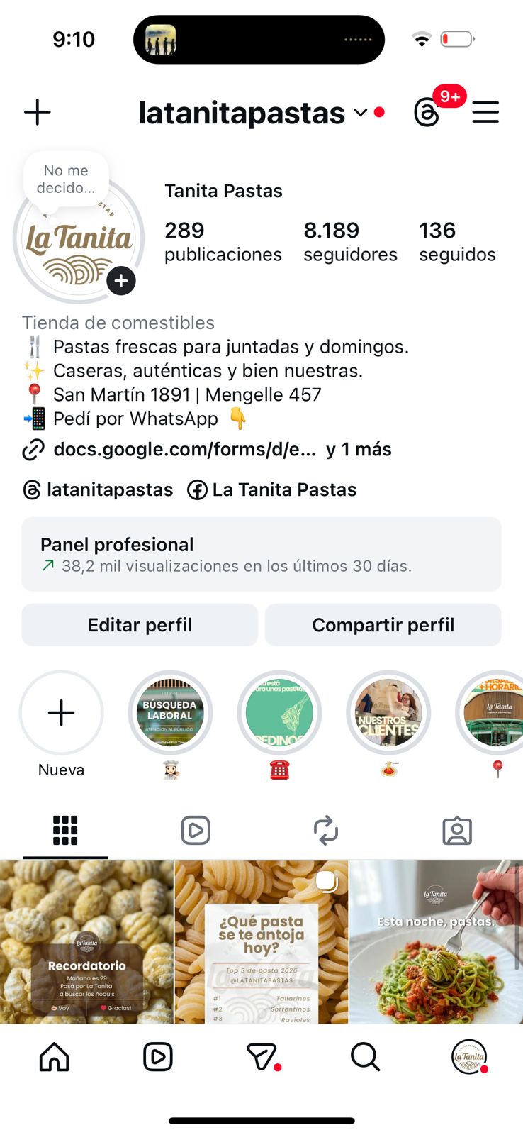 La Tanita — Identidad visual & Redes